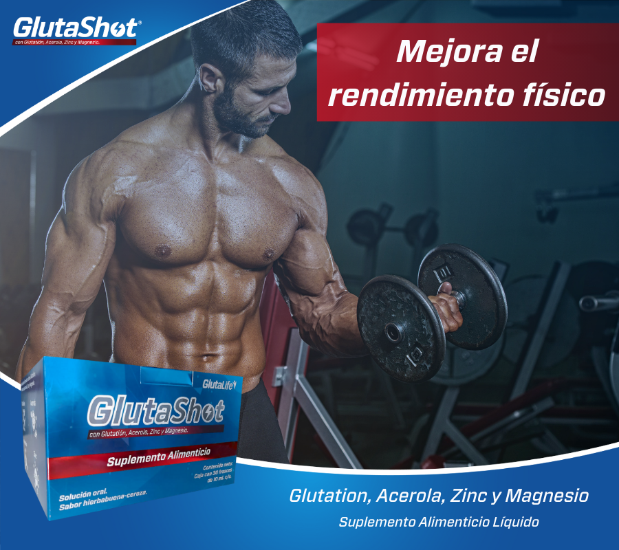 Mejora tu rendimiento físico con GlutaShot.