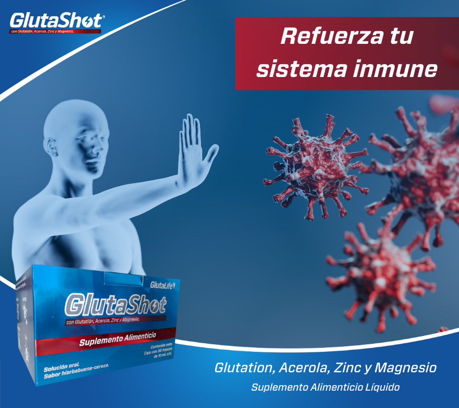 Refuerza tu sistema inmune con GlutaShot