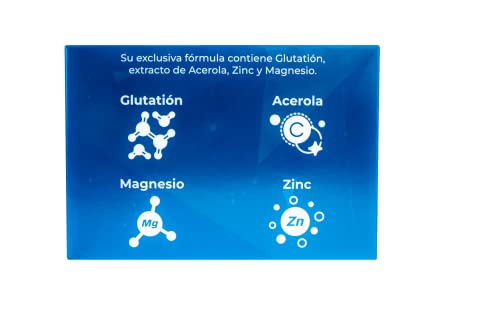 GlutaShot | Suplemento Alimenticio Líquido | Caja con 30 Unidades | Glutatión, Acerola (Vitamina C), Zinc y Magnesio
